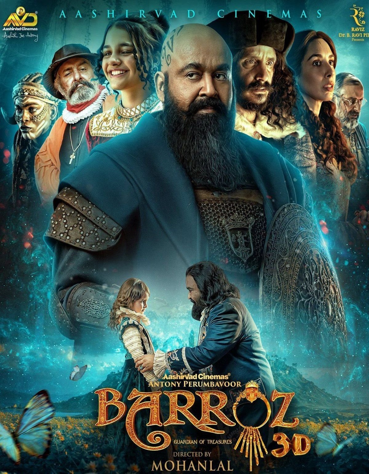 Free Barroz – Guardian of Treasures (2024) (Hindi + Malayalam) Dual Audio UnCut South Movie HD ESub – FILMYFLY